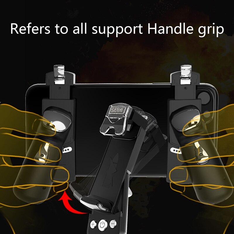 For PUBG Game Controller Gamepad Phone Controller Game Pulse Button Recordable FM Eating Chicken Joystick Gamepad