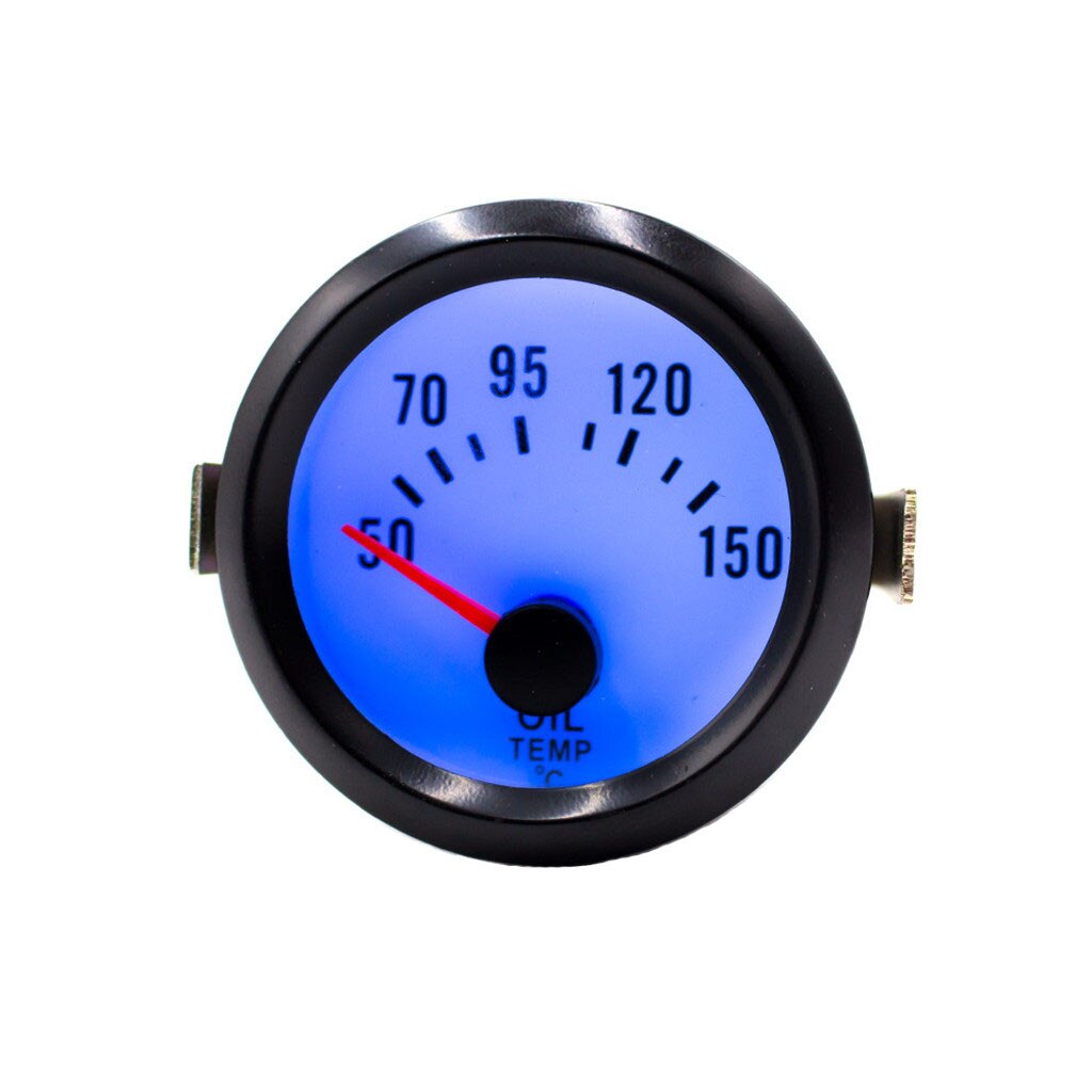 Auto Universele 52 Mm Bar Led Licht Druk Turbo Boost Gauge Meter Dc Olie Temp Andwater Temperatuurmeter 12
