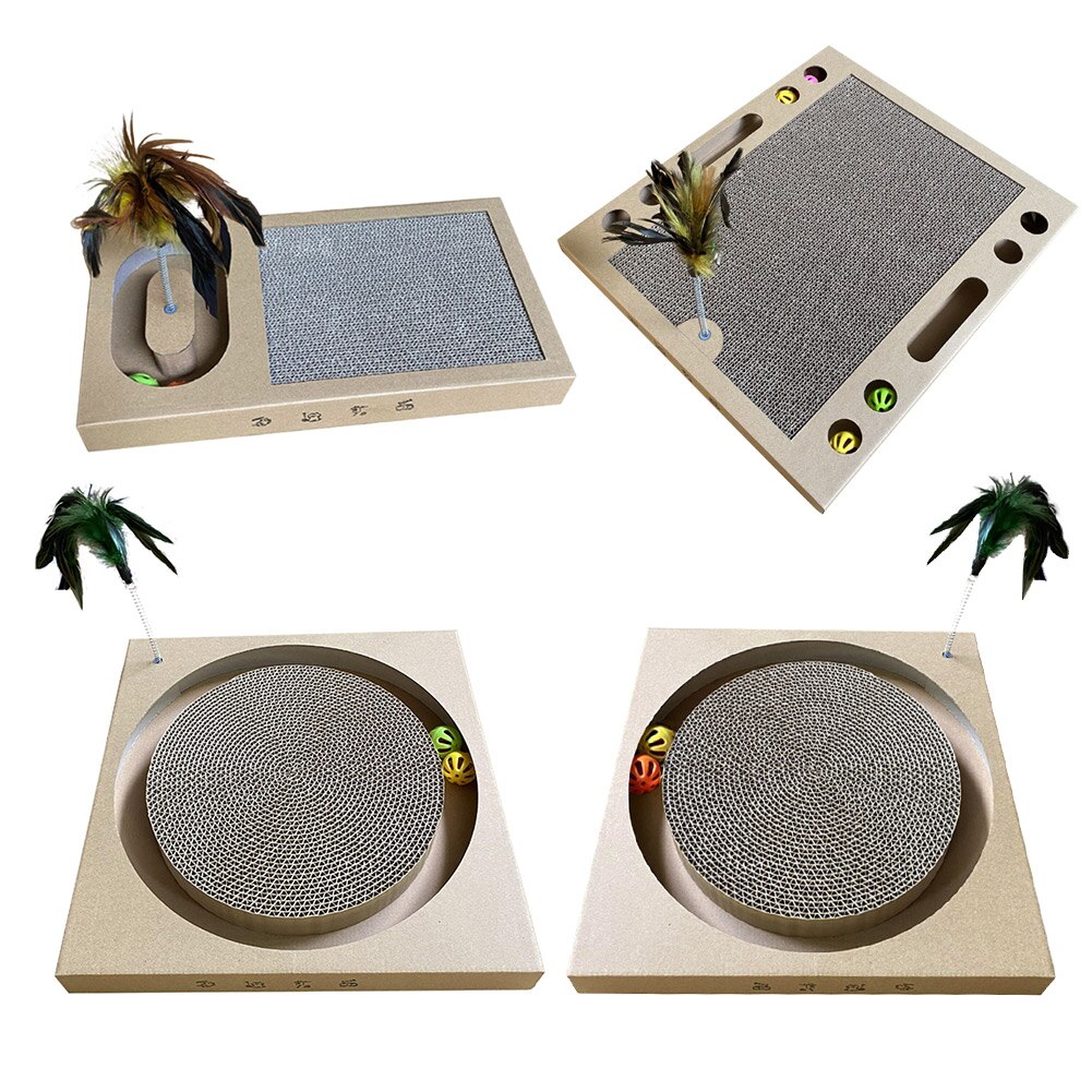 Sisal Cat Scratch Board Toys Kitten Climbing Furniture Carpet Protector Pad Board Pet Supplies Cat Scratcher Toys