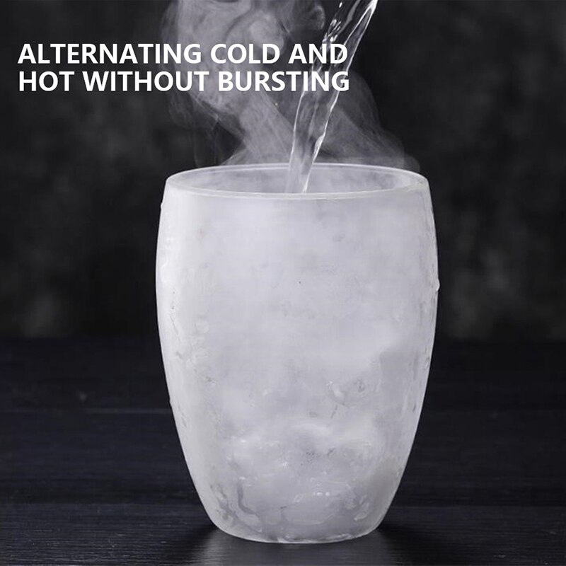 Heat Resistant Double Wall Glass Cup Coffee Mug Double Layer Reusable Carafe For Juice Milk Tea Beer Wine Beverage Latte Dessert