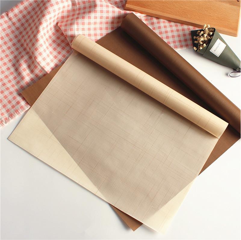2 Maten Herbruikbare Non Stick Bakken Papier Warmte Druk Pad Herbruikbare Bakken Mat Gebak Bakken Oliepapier Keuken Bakken Tools