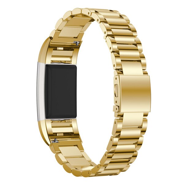 Replacement for Fitbit Charge 2 Stainless Steel Bracelet Strap Stainless Steel Bracelet Watch Band Wristband for Fitbit Charge2: Gold