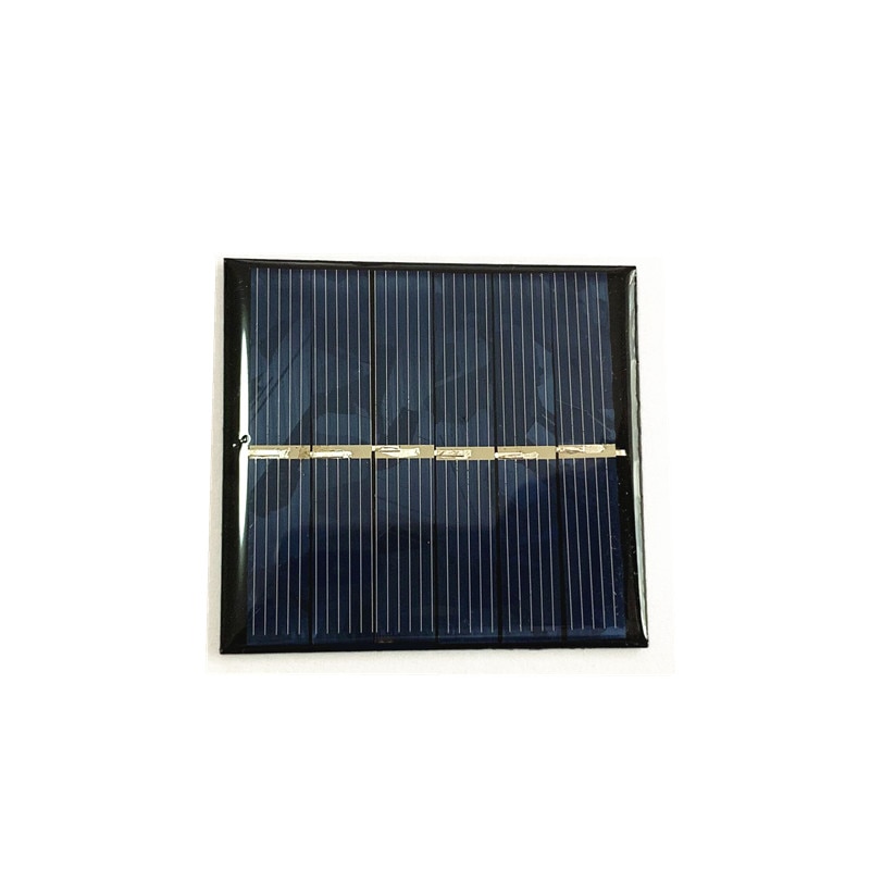 Mini Panel Solar de polímero para carga, 4V, 160MA, batería de 2,4 V, experimento de ciencia hecho a mano, 70x70MM, 1 ud.