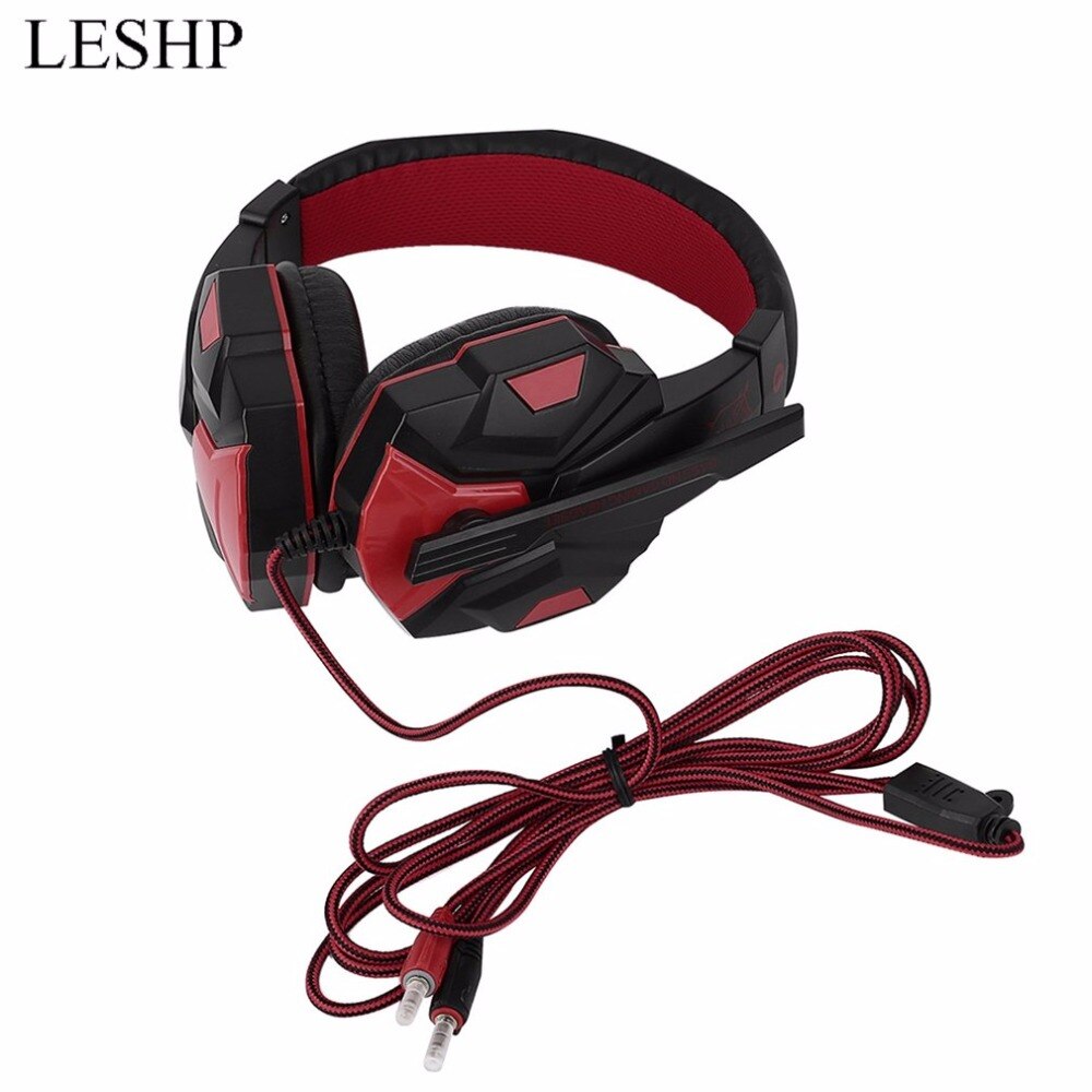 SY830MV Einstellbare Länge Scharniere 3,5mm Surround Stereo Gaming Headset Stirnband Kopfhörer mit Mic für PC 3 Farbe Für Wahl