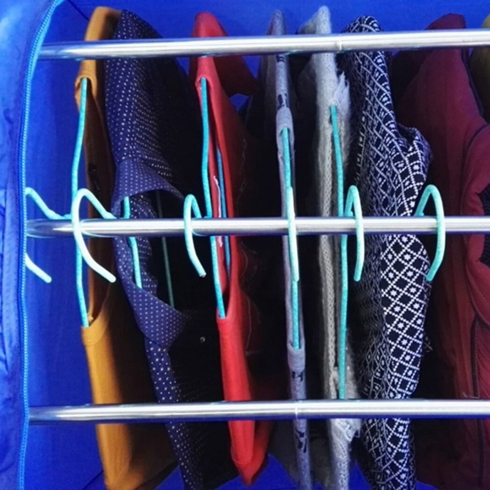 1 Set Portable Electric Air Clothes Dryer Folding Fast Drying Machine 800W Multipurpose Cloth Dryer Machine