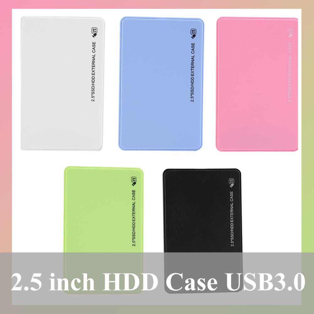 2.5 inch SATA to USB 3.0 HDD Enclosure Case 5Gbps External SSD Hard Disk Drive Box for HD Hard Drive Disk Computer PC