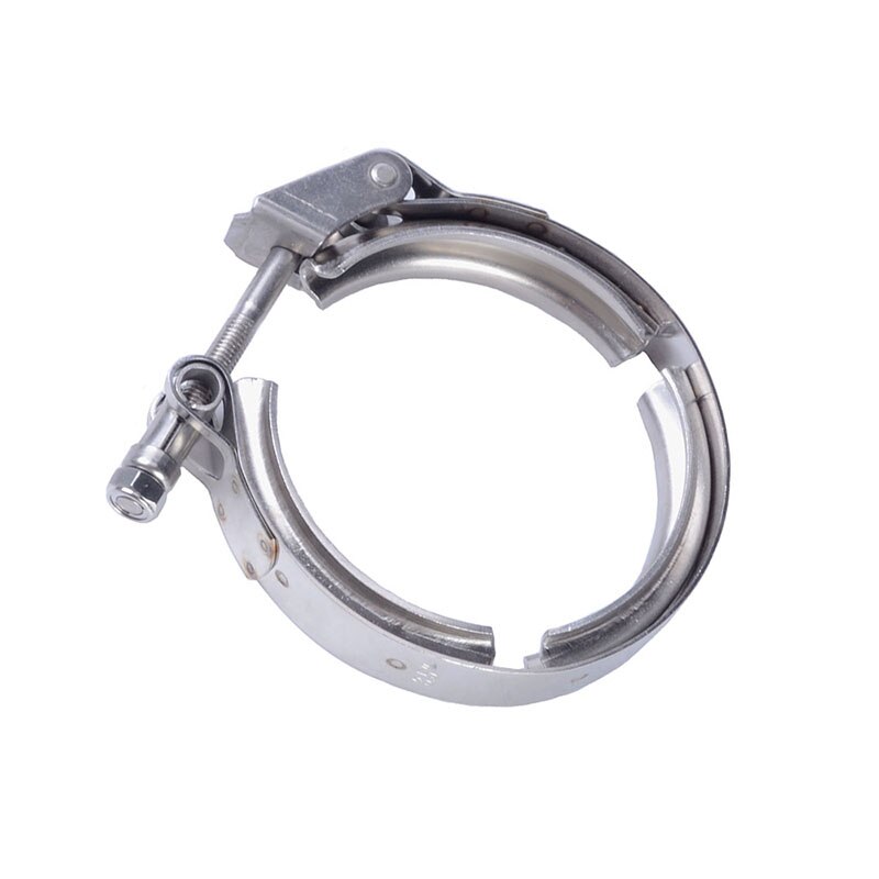 3.5Inch Stainless Steel Exhaust Universal V-Band Clamp VBand Exhaust Turbo Downpipe V-Band Clamp Quick Release