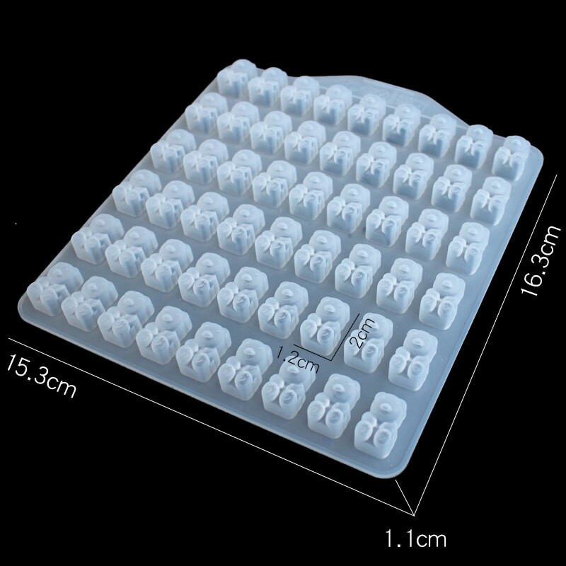 1 stück bär glückskatze dinosaurier gummibärchen silikon schokoladenharz formen tiere diy anhänger schlüsselanhänger dekoration bastelzubehör: 1 stück bär