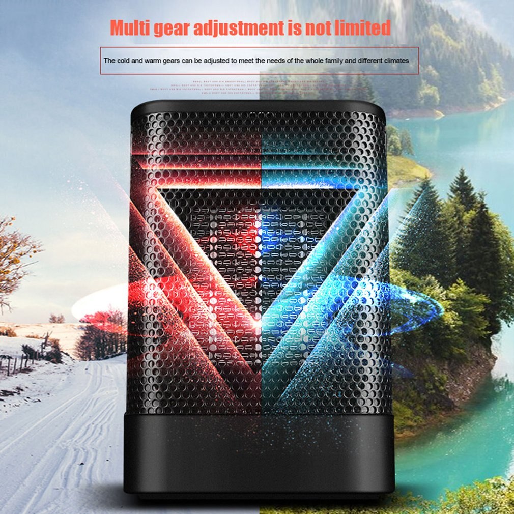 Smart Home Office Heater Portable Electric Heater PTC Ceramic Quick Heating 3 Setting Heater Desk Heater For Home Office