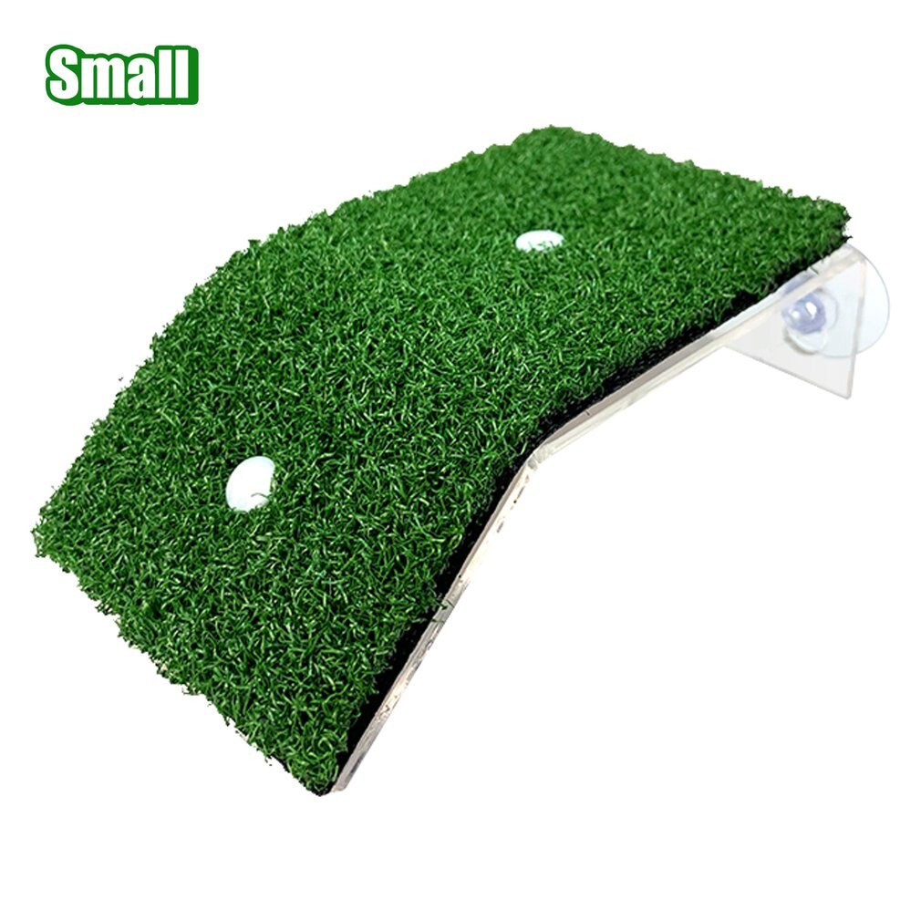 Turtle Basking Platform Suction Cup Tortoise Climbing Ladder Fish Tanks Decor Simulate Lawns Glass Aquarium Bask Ladder