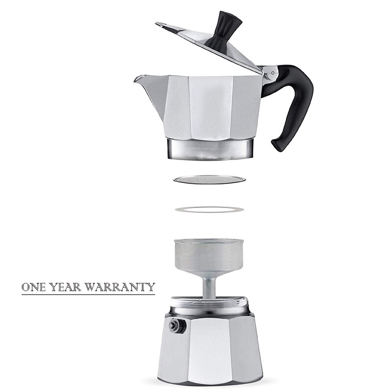 Coffee Maker Italian Moka Espresso Coffee Maker Machine Aluminum Stove Top percolator Mocha Espresso Percolator Pot Coffee Maker