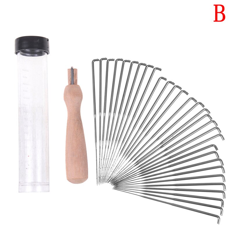 15pz kit di strumenti per infeltrimento ad fa kit di infeltrimento per aghi in feltro di lana: E