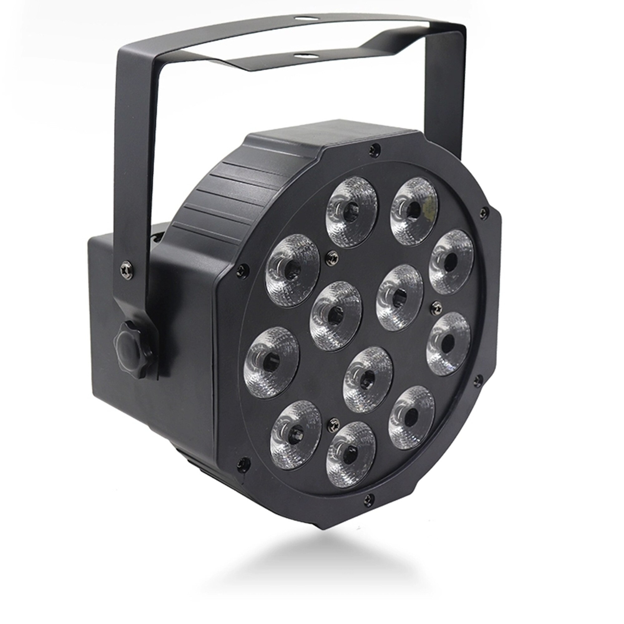 12x12W led Par lumières RGBW 4in1 plat par led dmx512 disco lumières étape professionnelle dj lumière lumière de noël équipement extérieur