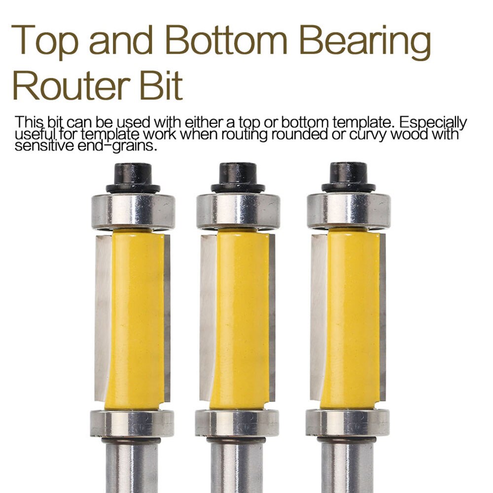 Haowook 8mm Shank Flush Trim Router Bit Panel Top ... – Grandado