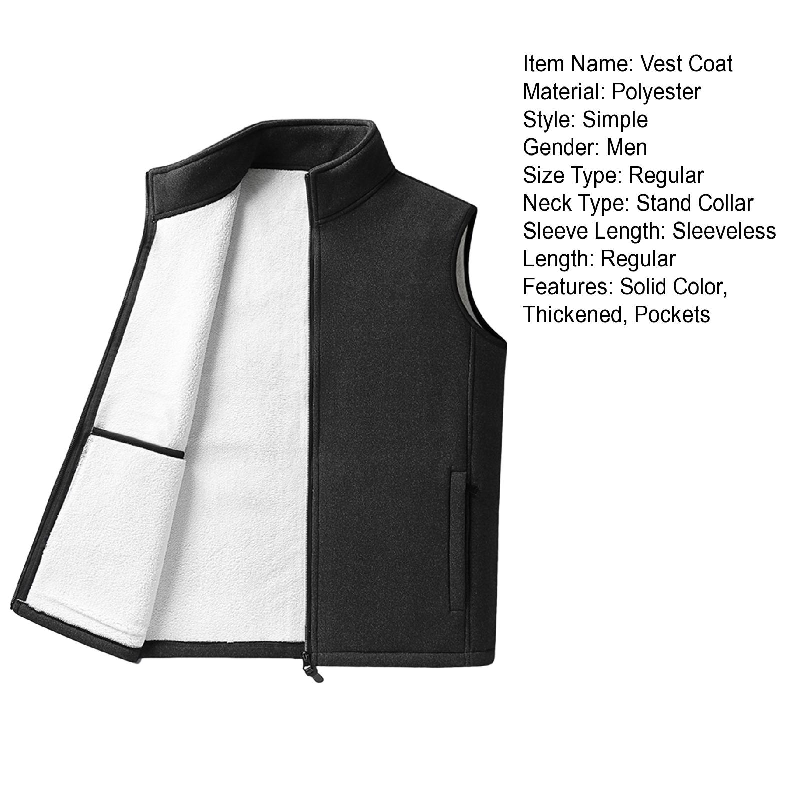 Heren Polar Fleece Vesten Outdoor Vest Unisex Multi-pocket Warm Winddicht Winter Nieuw Wandelen Ski Cargo Vest