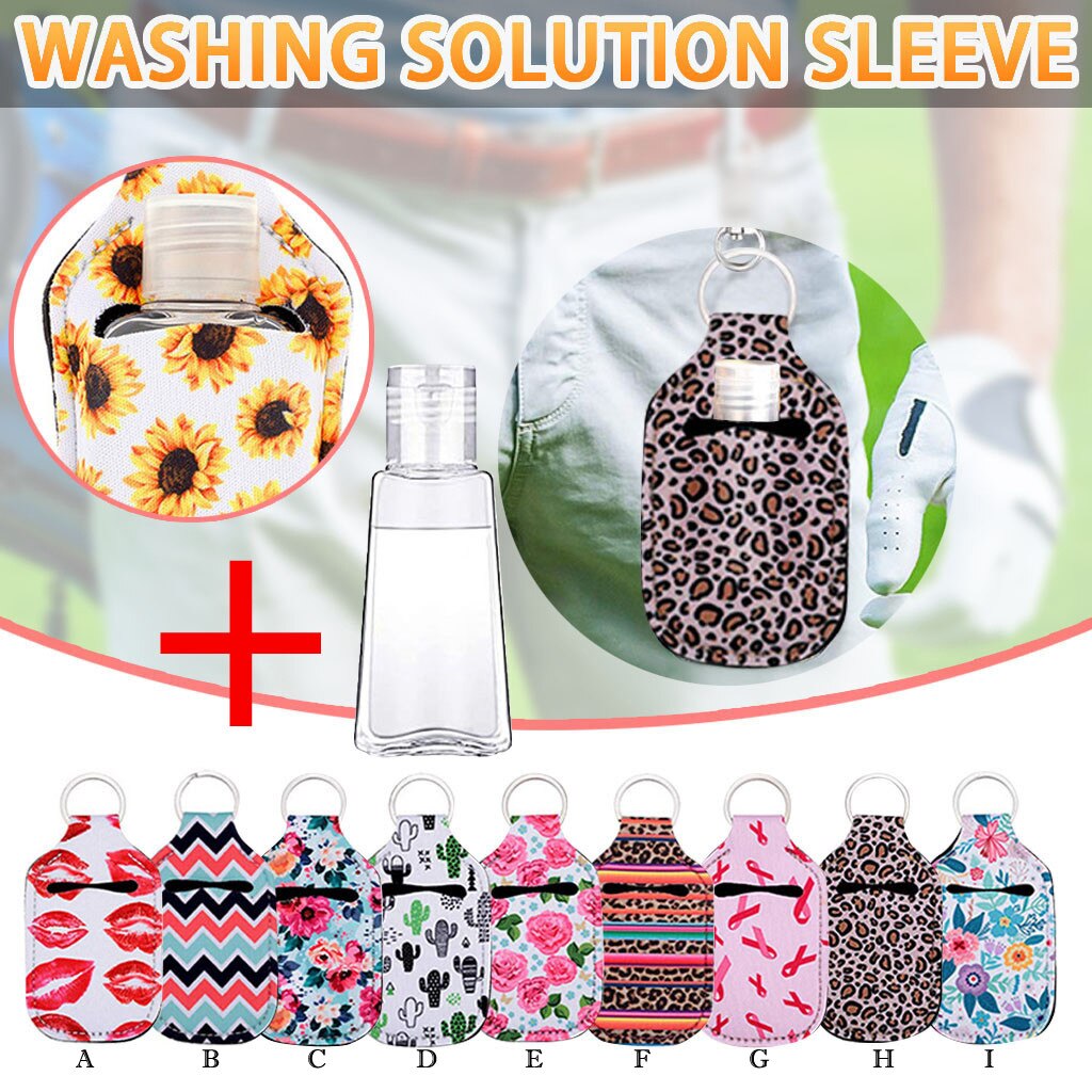 Key Chain Hand Sanitizer Dispenser Multi-functional Hand Sanitizer Bottle Key Storage Case Hook Holder Wall Hand Sanitizer Pumps
