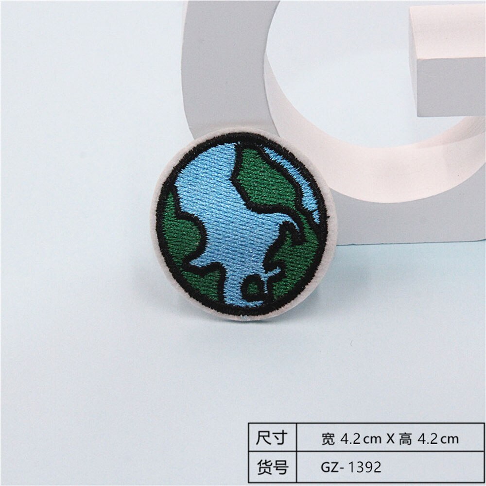 Fabric Embroidered Celestial Body Patch Clothes Stickers Bag Sew Iron On Applique DIY Apparel Sewing Clothing Accessories BU190