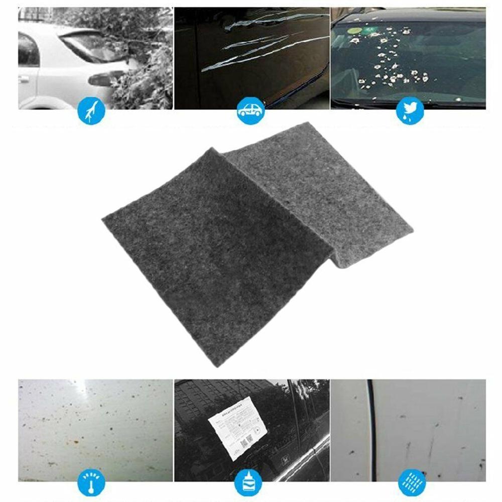 Paño de reparación de rayaduras de coche mágico, pulido para pintura ligera, elimina la superficie de la tela, paño rayado sin arañazos del automóvil