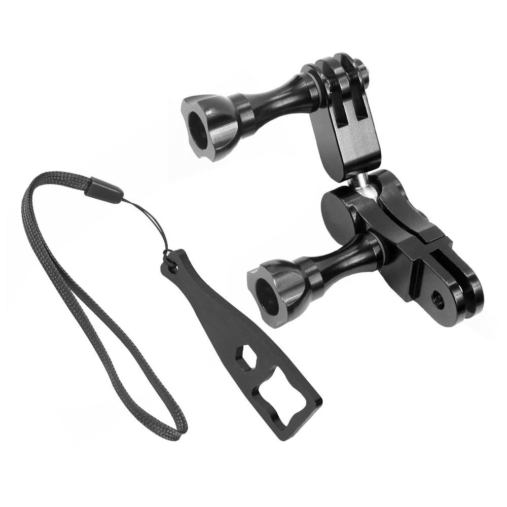 BGNing Adjustable 360Degree Rotation Extension Arm Action Camera Mount Adapter Connector for Gopro Hero 10 9 8 7 6 5 for YI 4K: with Wrench