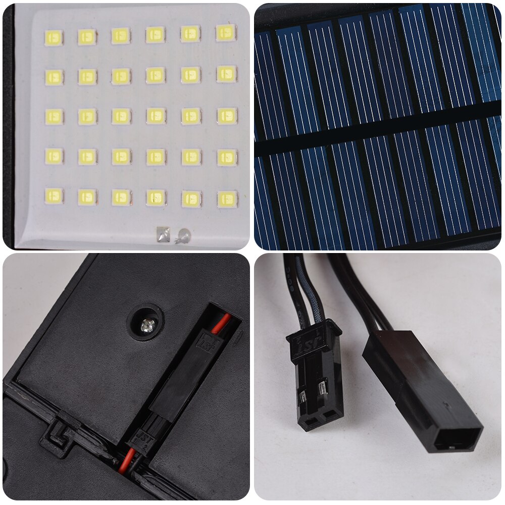 1pcs Waterproof Solar Power Light Split Separate PIR Motion Sensor LED Garden Lamp Outdoor Wall Light Lamp Separable Panel