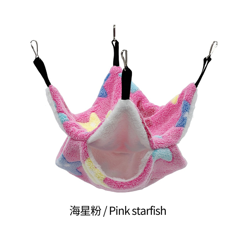 Hamaca para hámster, cama para roedores y hámster, accesorios para ratas, hamaca para ratas, hamaca para roedores, casa de conejillo de indias CXW04: Leopardo