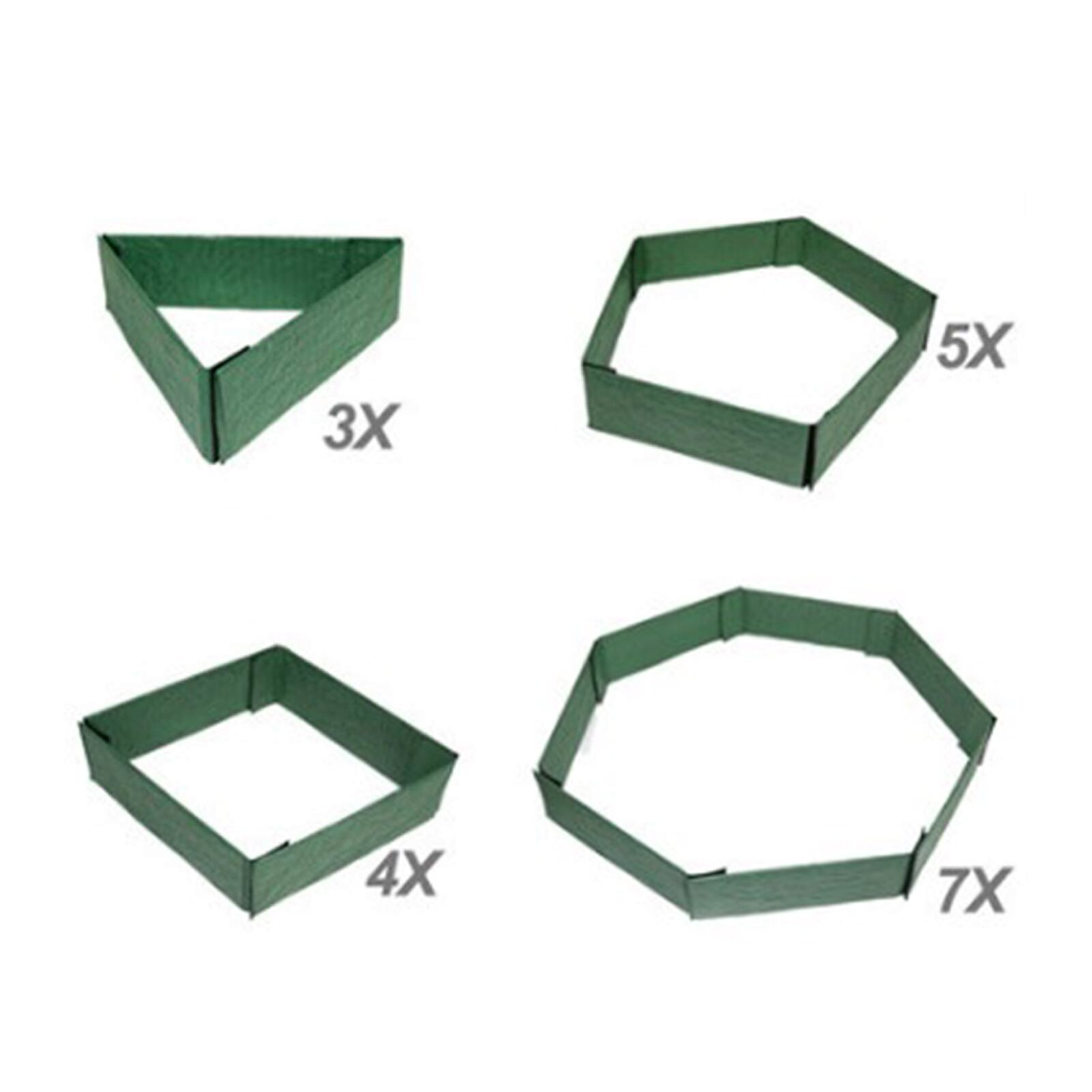 Decorative Garden Fence Border Detachable Plastic Vegetable Farm Barrier Planting Grounding Fence Garden Edging Lawn Supplies
