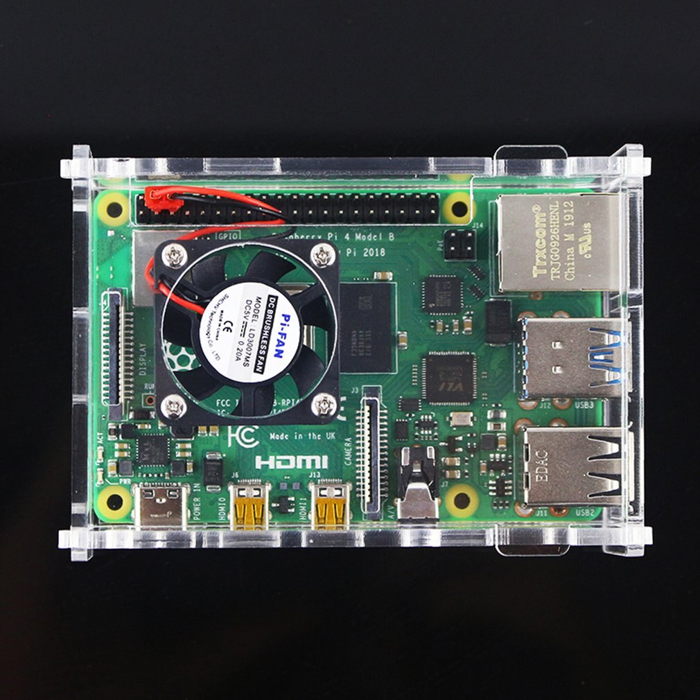 Voor Raspberry Pi 4 Model B Shell Abs Materiaal Me... – Grandado