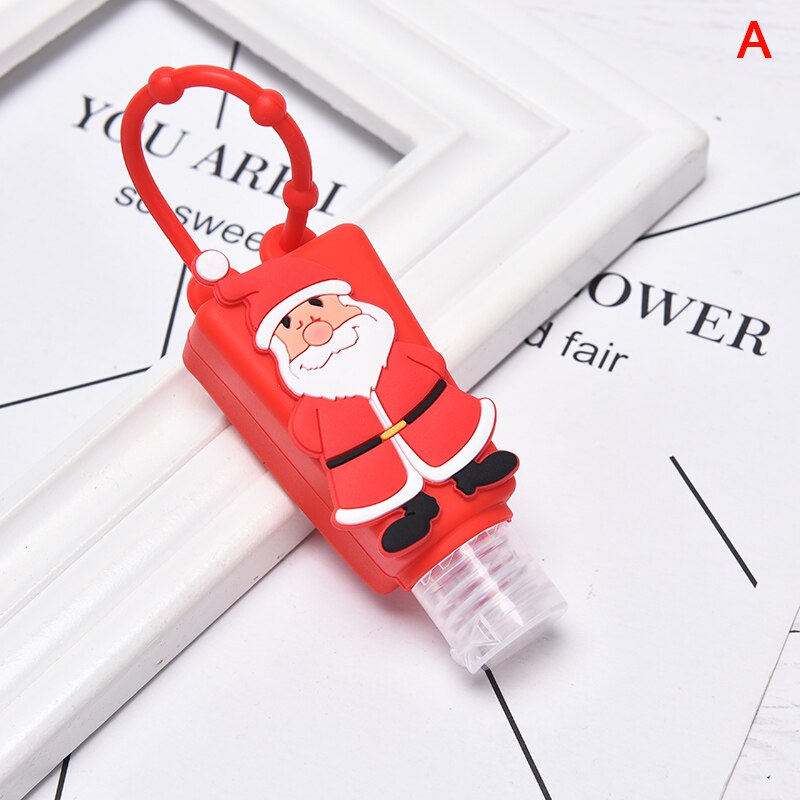 30Ml Kerst Leuke Xmas Doos Handdesinfecterend Douche Lotion Houder Lege Fles: A