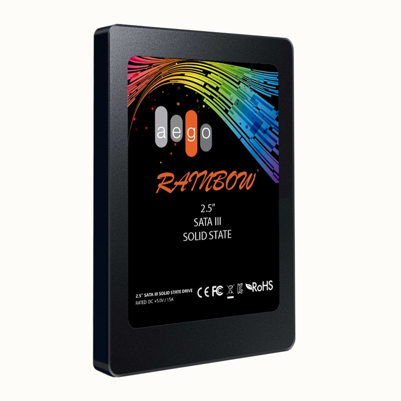 AEGO Regenbogen Schnelle Start SATA3/6 2,5 zoll solid state drive 120GB/240GB SSD festplatte disk(+ Freies SATA Connector)