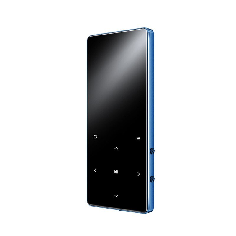 Metal Bluetooth MP4 Player 8GB 16GB Music Player Touch Key FM Radio Video Play E-book HIFI Player Walkman lossless audio player: Blue / 4GB