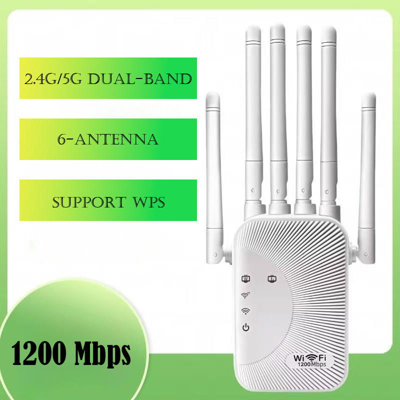 2.4g/5 wzmacniacze sygnału wi-fi 1200 mb/s, wzmacniacz sygnału wi-fi, wzmacniacz sygnału bezprzewodowego, router o dużym zasięgu, wzmacniacz sygnału do domu