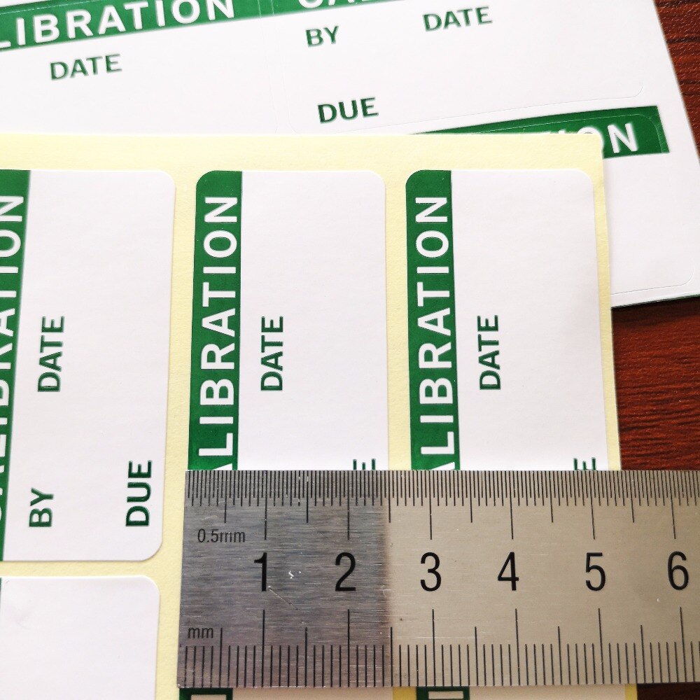 600 pcs/lot, 50x25mm CALIBRATION work stickers, Self-adhesive gloss paper label sticker, Item No. GU03