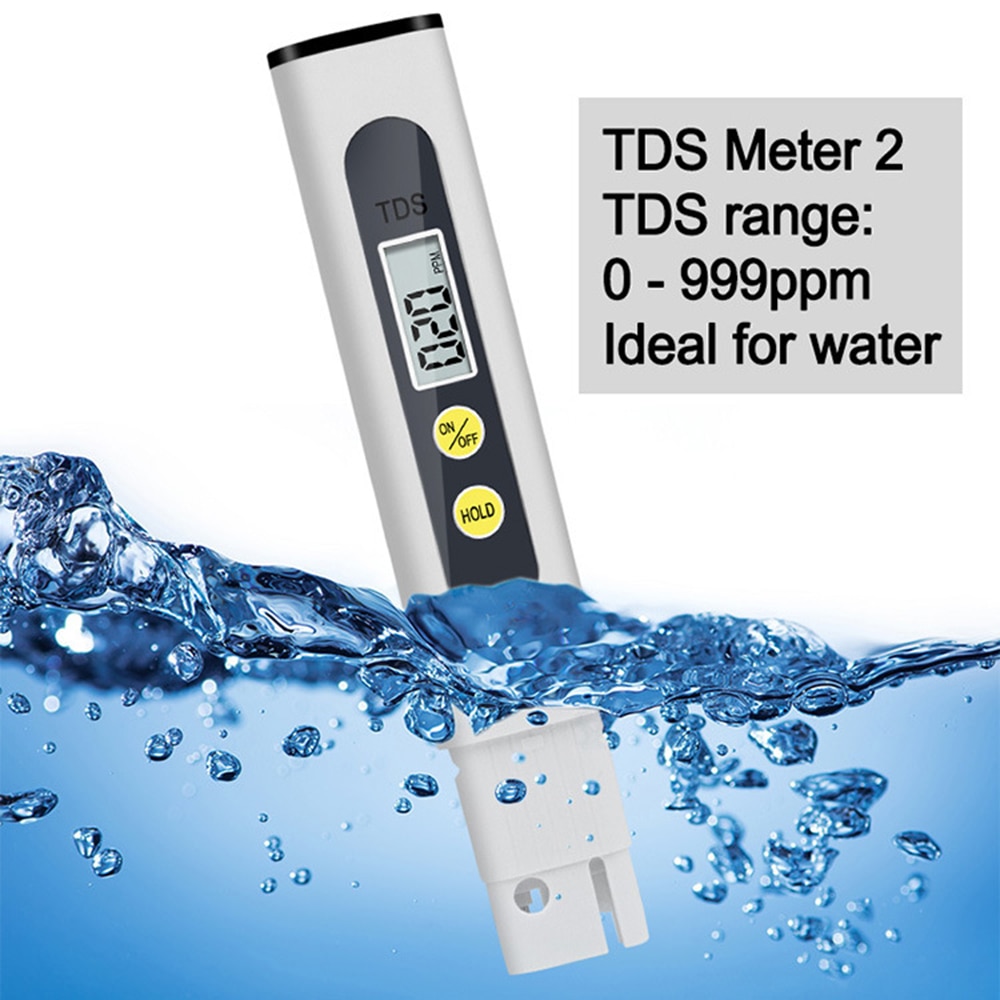 Draagbare Tds Waterkwaliteit Testen Pen Digitale Watermeter Filter Meten Waterkwaliteit Zuiverheid Tester Voor Aquarium Pool