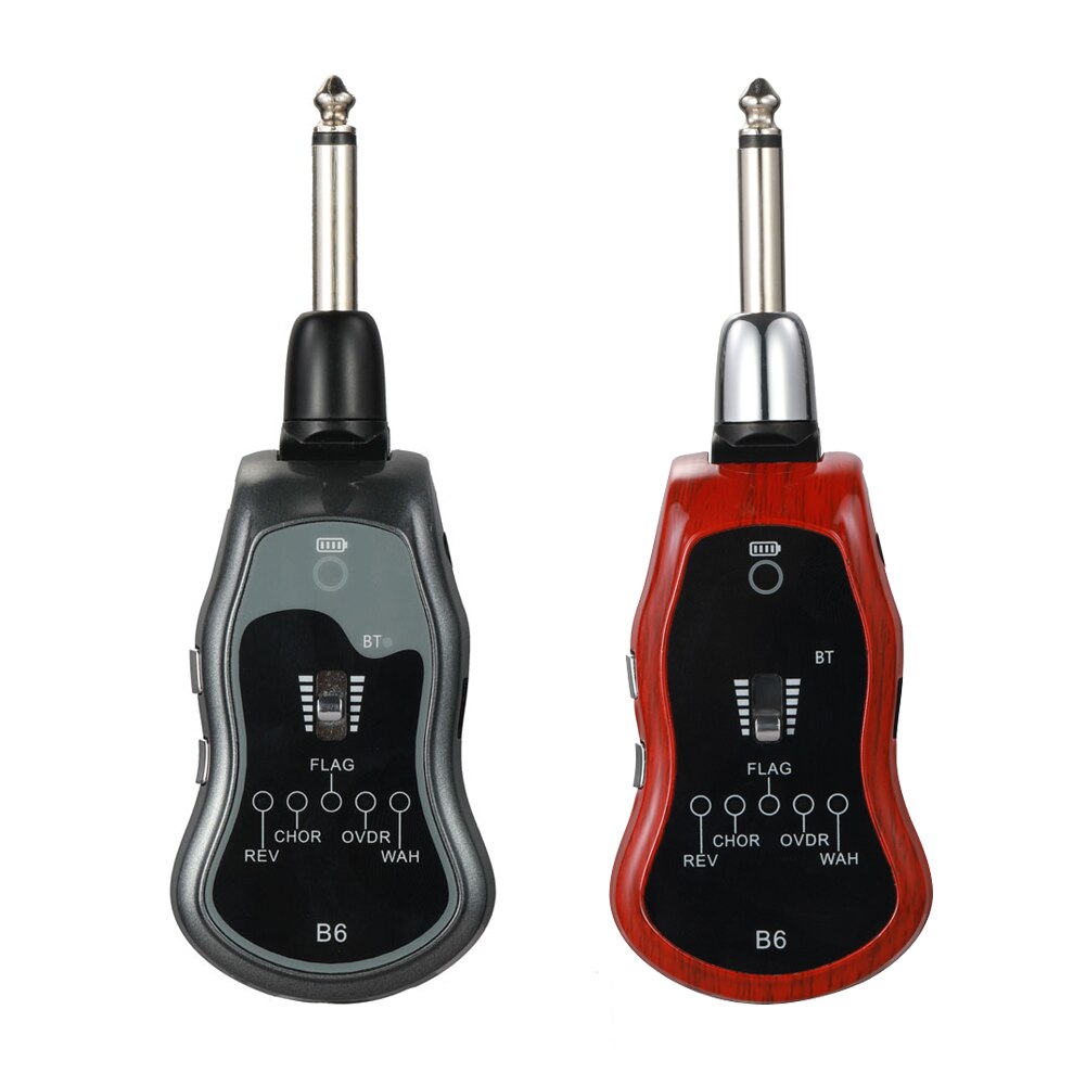 5 In 1 B6 Gitaar Effect Draagbare Bluetooth Effect Met Statusindicator Gitaar Draadloze Zender Ontvanger Voor Gitaar