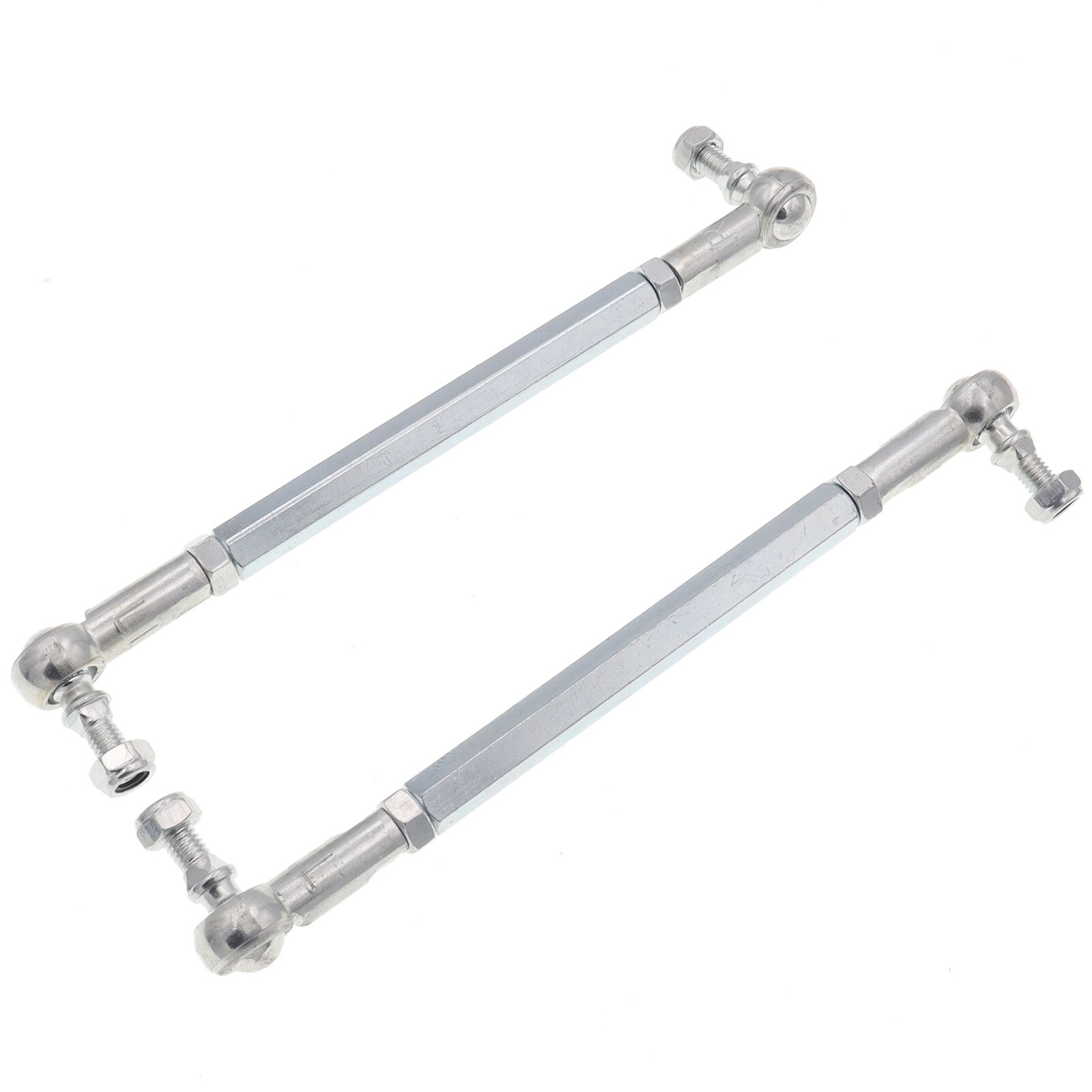 1 Pair 175 185 210 220 240 260 280 315mm M8 Ball Joint Steering Bar Bolt Tie Rod Kits for 49cc Mini Chinese ATV Quad Bike