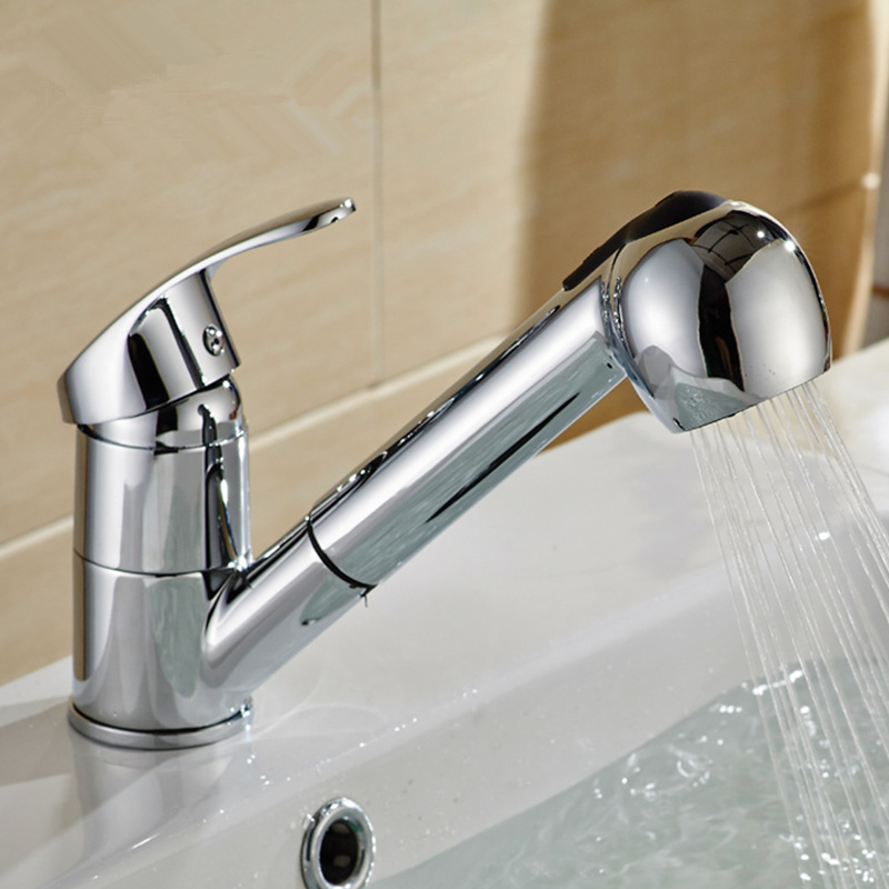 ALWAYSME Ausziehbarer Wasserhahn im klassischen Stil für Wohnmobile, Wohnmobile, Boote, Marine, Yacht