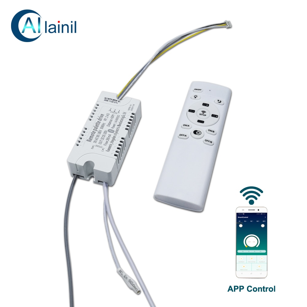 APP control LED transformer remote palette drive (20-40W)X2 (40-60W)X2 dimmable LED driver be used in chandeliers etc.