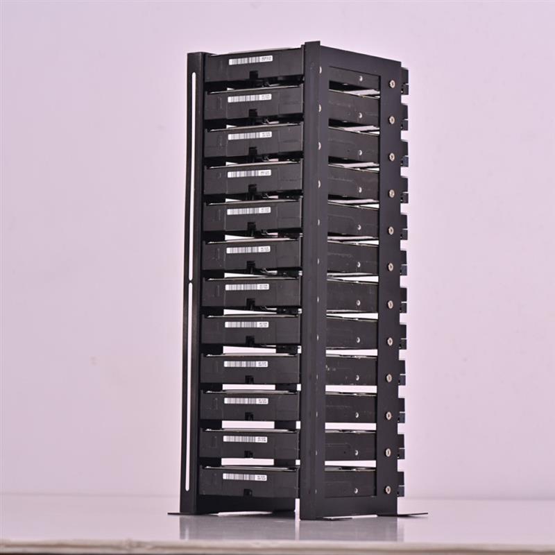 12 Bucht 3,5 zoll mechanische festplatte halterung Externe festplatte Kasten festplatte stapeln Gestell Rahmen HDD halterung Metall Material