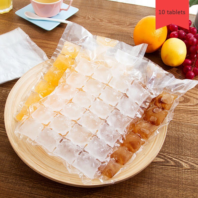 Sacs à glace jetables 10 pièces/paquet | Moule à glace plateau à glaçons, moule à glace d'été bricolage outil à boire, 24 pièces Cubes à glace