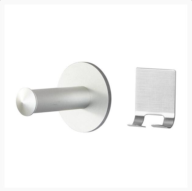 Voor Dyson Föhn Hanger Wall Mount Houder Voor Badkamer Metalen Accessoires Opknoping Plank Rack Draagbare Opslag: Zilver