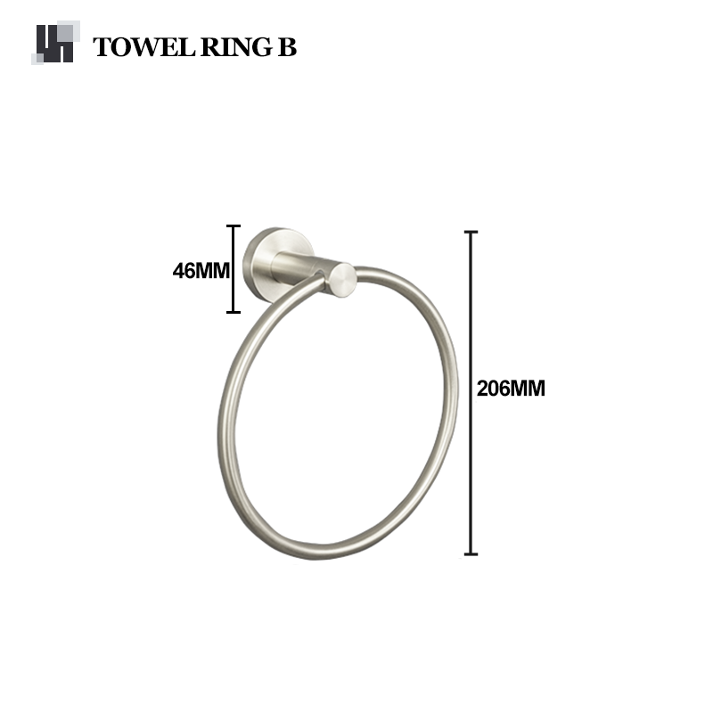 Brushed Nickel Wall Mount Stainless Steel Bathroom Hardware Set Towel Bar Towel Ring Paper Holder Robe Hook Bathroom Accessories: PURPLE