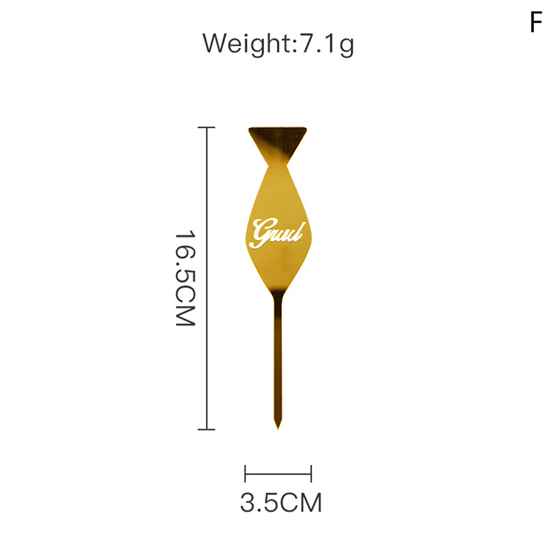 Gold Congratulations You Did It Grad Cake Topper Graduation Celebration Decor: F