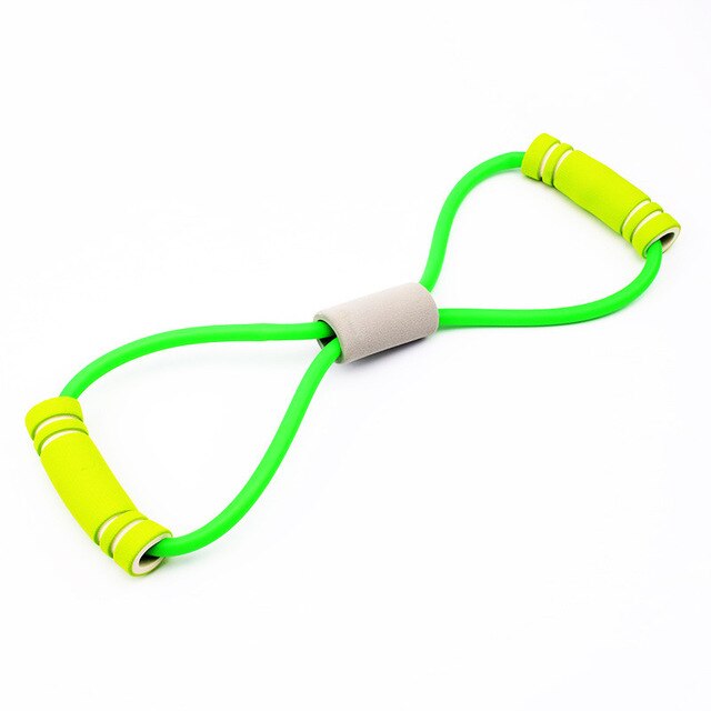 Resistance Bands Yoga Fitness Resistance 8 Word Chest Expander Rope Workout Muscle Fitness Rubber Elastic Bands home Exercise: 4