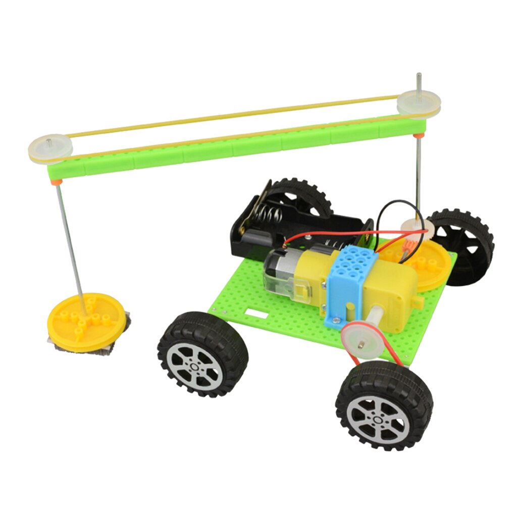 DIY Electric Sweeping Robot Model, Kids Student Science Educational Toy