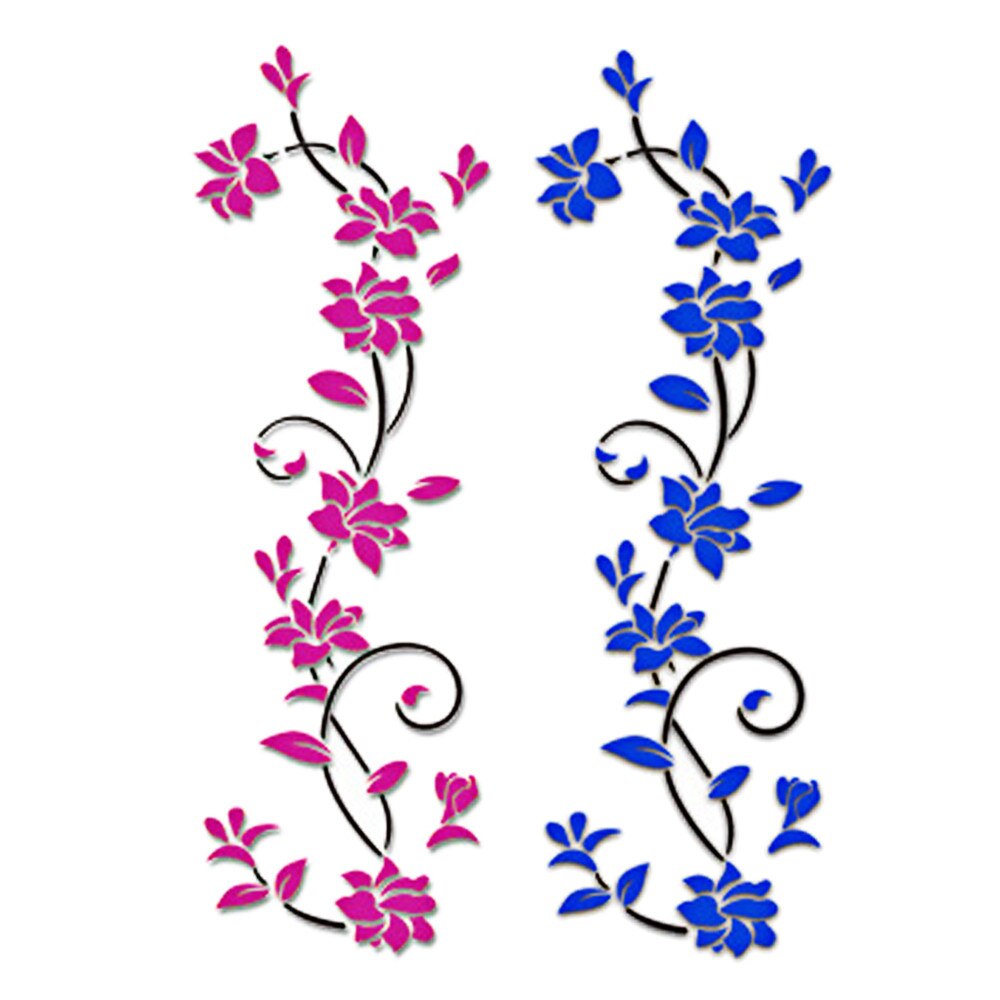 DIY 3D Acrylic Crystal Wall Stickers Living Room Bedroom Stickers TV Background Home Decoration Stickers