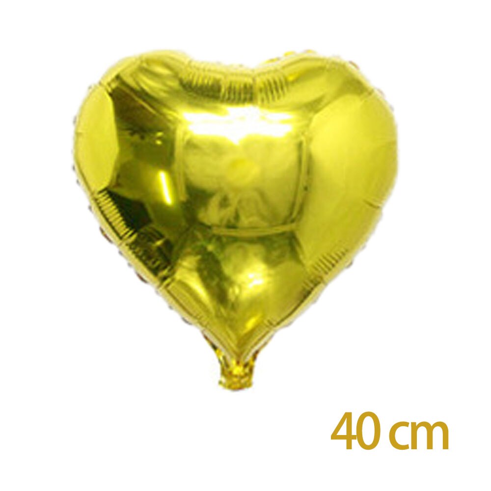 Anzahl ballons 32 zoll Baby Dusche Helium Folien ballon Gold Silber Rosa verrotten Blau Ziffer Globos Geburtstag Party Hochzeit ballon: Heartshaped Ballon