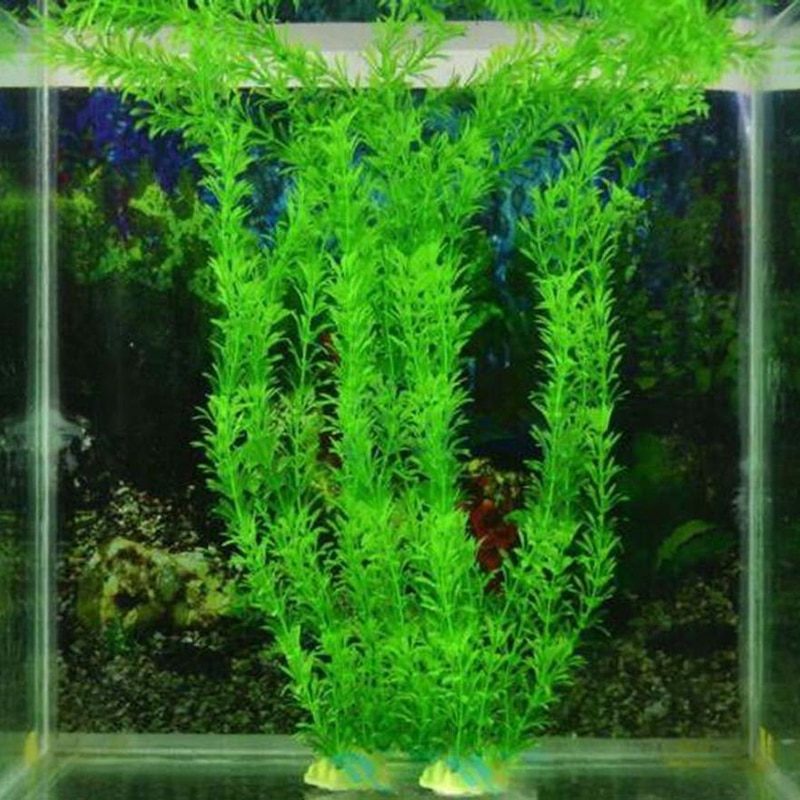 30 CM Transport artificiel de plantes sous-marines Aquarium Aquarium Aquarium décoration vert violet eau herbe visualisation décorations