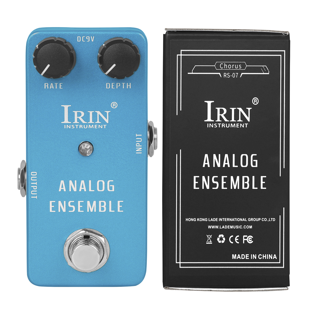 Pedal de efectos de guitarra eléctrica serie RS, piezas de Pedal de guitarra de aleación de aluminio Dyna Comp/BBD Flanger/TALENT OCTAVE/GOLDEN FUZZ: Gris claro