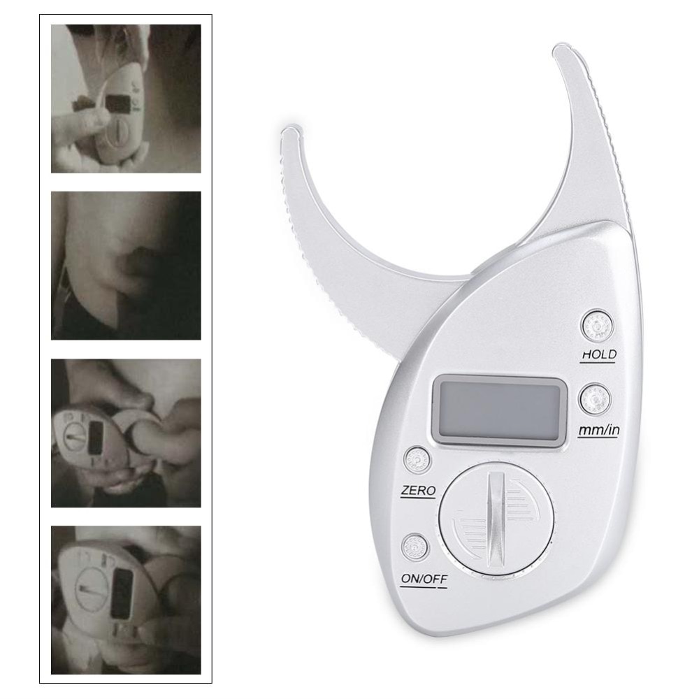 Draagbare Digitale Huidplooi Meting Tester Lichaamsvet Monitor Analyzer Spier Slim Remklauw Lichaam Vormgeven Gewichtsverlies Tester