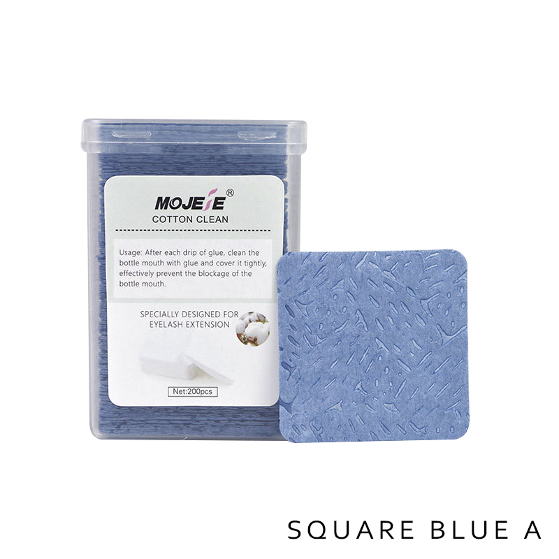 Toallitas de pegamento para pestañas sin pelusa, eliminador de esmalte de Gel de papel, limpieza del mes de la botella de pegamento, almohadillas de algodón, herramientas de limpieza de belleza, 200 Uds.: Plata